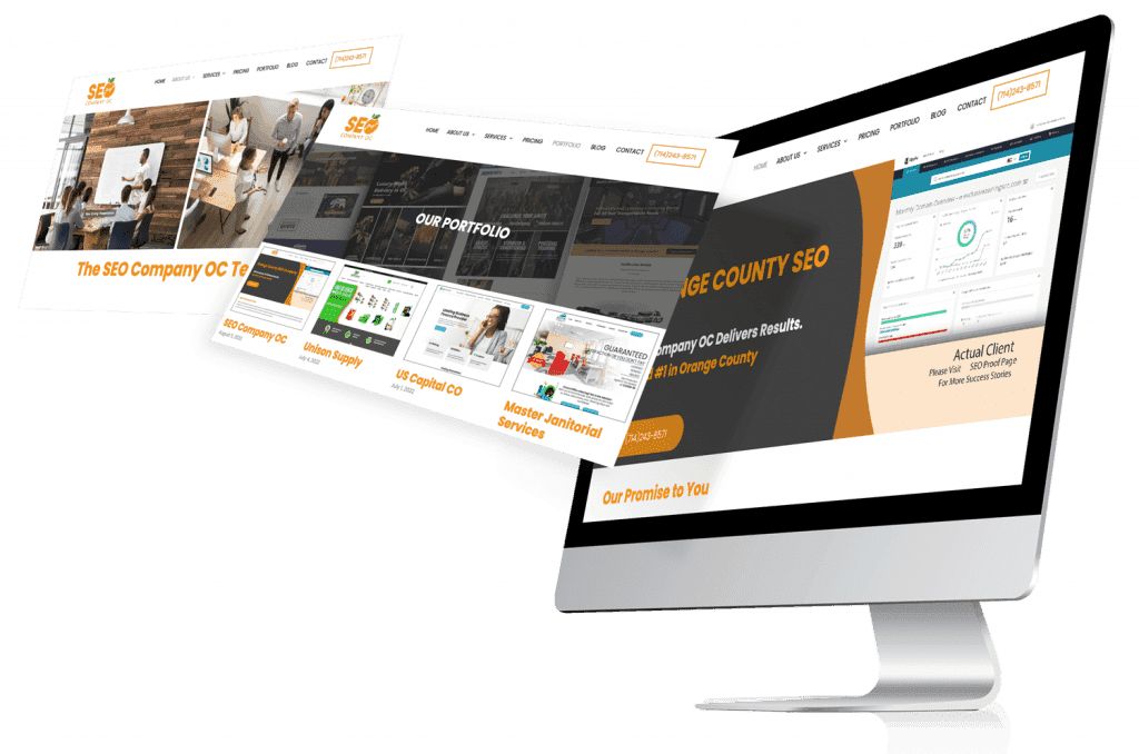 SEO Company OC team working on digital marketing strategy