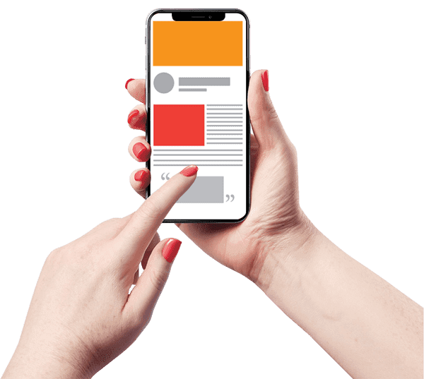 SEO-friendly website design on mobile and desktop devices